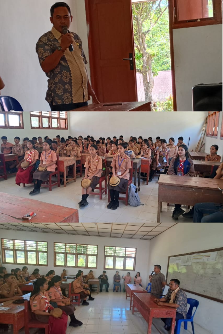 Penutupan Ujian Sekolah Berbasis Komputer (USBK) UPTD SMP Negeri 1 Ulu Moro'o Tahun Pelajaran  2024/