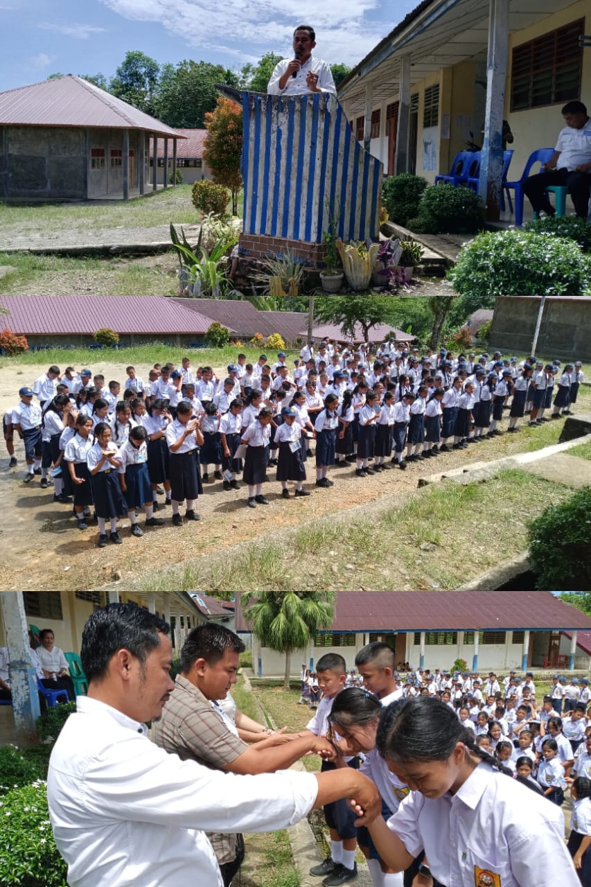 Kepala Satuan Pendidikan UPTD SMP Negeri 1 Ulu Moro'o Tutup Kegiatan MPLS Ramah Secara Resmi